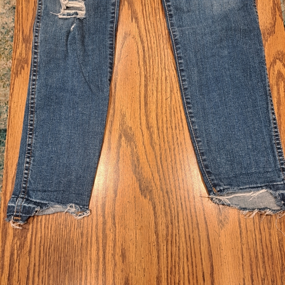 Madewell Curvy High Rise Skinny Jeans: Drop Step Hem Edition - Picture 2 of 11